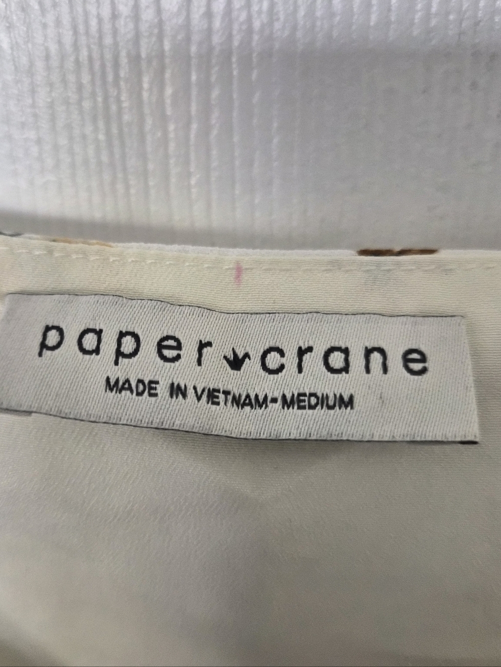 Paper Crane Floral Wrap Camisole Top | Size Medium | Tie Side Peplum Blouse - Picture 5 of 11
